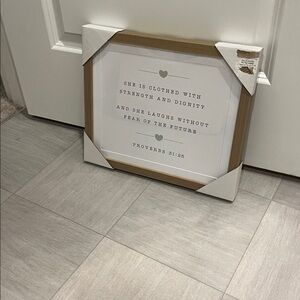 Proverbs 31:25 Frames Quote Brand New